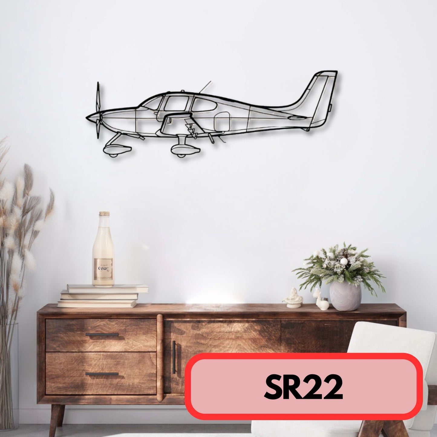 Décoration murale métal SR22